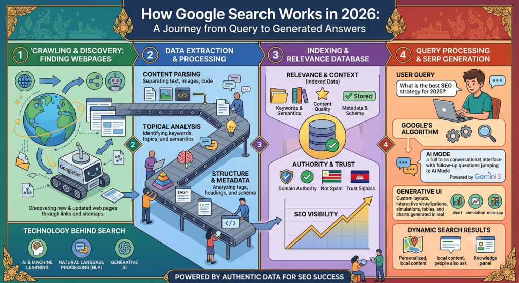 How Google Search Works Explained (2026): Beginner's Guide