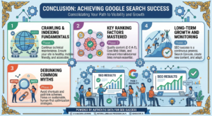 Google Search and SEO success concept