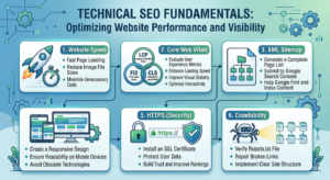 Technical SEO optimization checklist for website performance